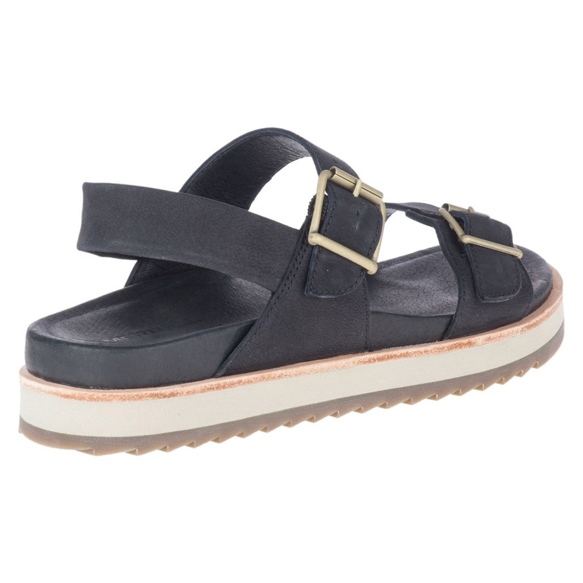 Sandales Merrell Juno Buckle Backstrap Noir Femme | L.P.JIUD